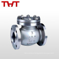 pn16 flange swing aço inoxidável válvula de retenção de 8 mm